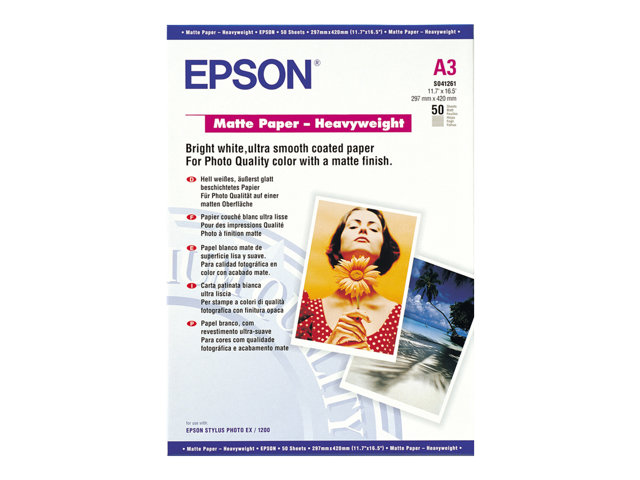 EPSON paper matt heavyweight A3 50sh