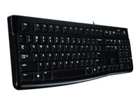 LOGI K120 Corded Keyboard black OEM DE