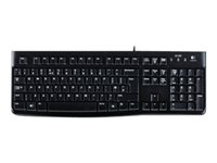 LOGI K120 Corded Keyboard black OEM US