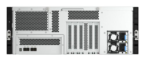 QNAP TL-R2400PES-RP storage drive enclosure HDD/SSD enclosure Black, Grey 2.5/3.5"