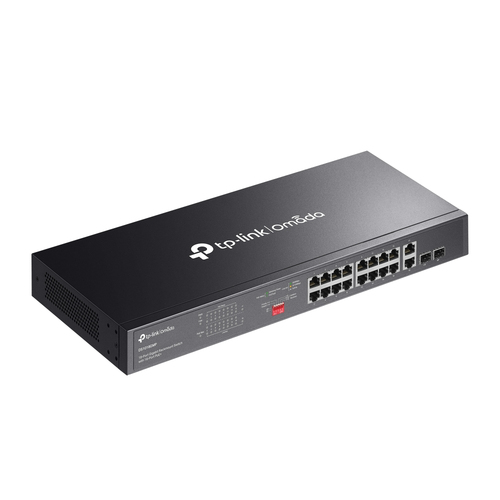 TP-Link Omada DS1018GMP network switch Unmanaged Gigabit Ethernet (10/100/1000) Power over Ethernet (PoE) 1U Black