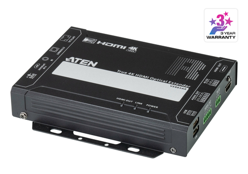 ATEN True 4K HDMI Optical Receiver (4K@300m (K1, MM) / 10km (K2, SM))