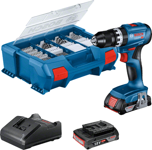 Bosch GSB 18V-45 1900 RPM Black, Blue