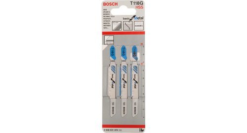 Bosch T 118 G Basic for Metal Jigsaw Blades