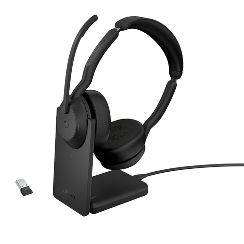Evolve2 55 - MS Stereo - Headset - USB-A - with charging stand