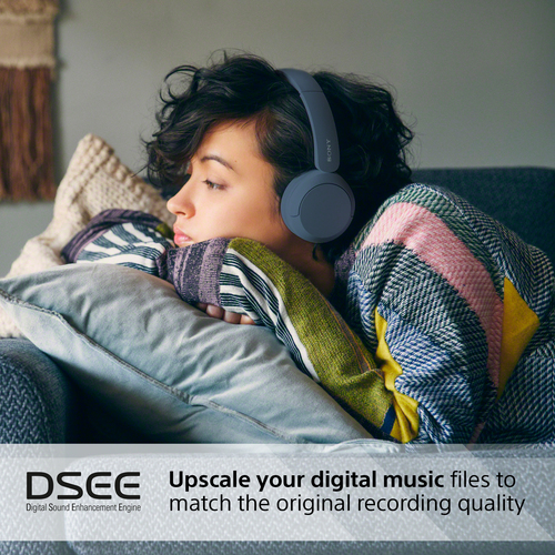 Sony WH-CH520 Headset Wireless Head-band Calls/Music USB Type-C Bluetooth Blue