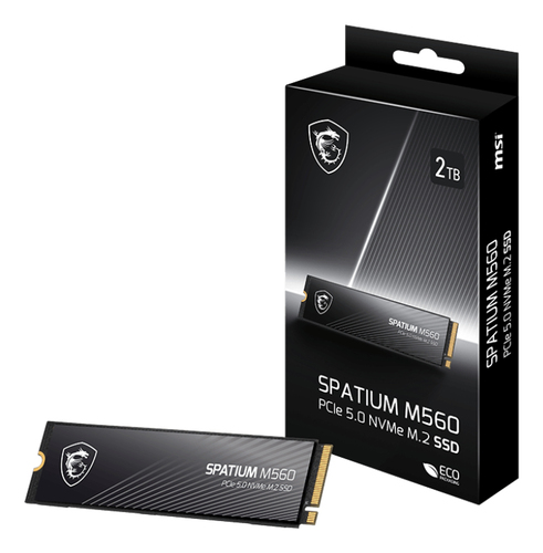 MSI Spatium M560 PCIE 5.0 NVME M.2 2 TB PCI Express 5.0 3D NAND