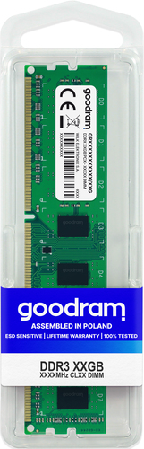 Goodram GR1600D3V64L11/8G memory module 8 GB 1 x 8 GB DDR3 240-pin DIMM