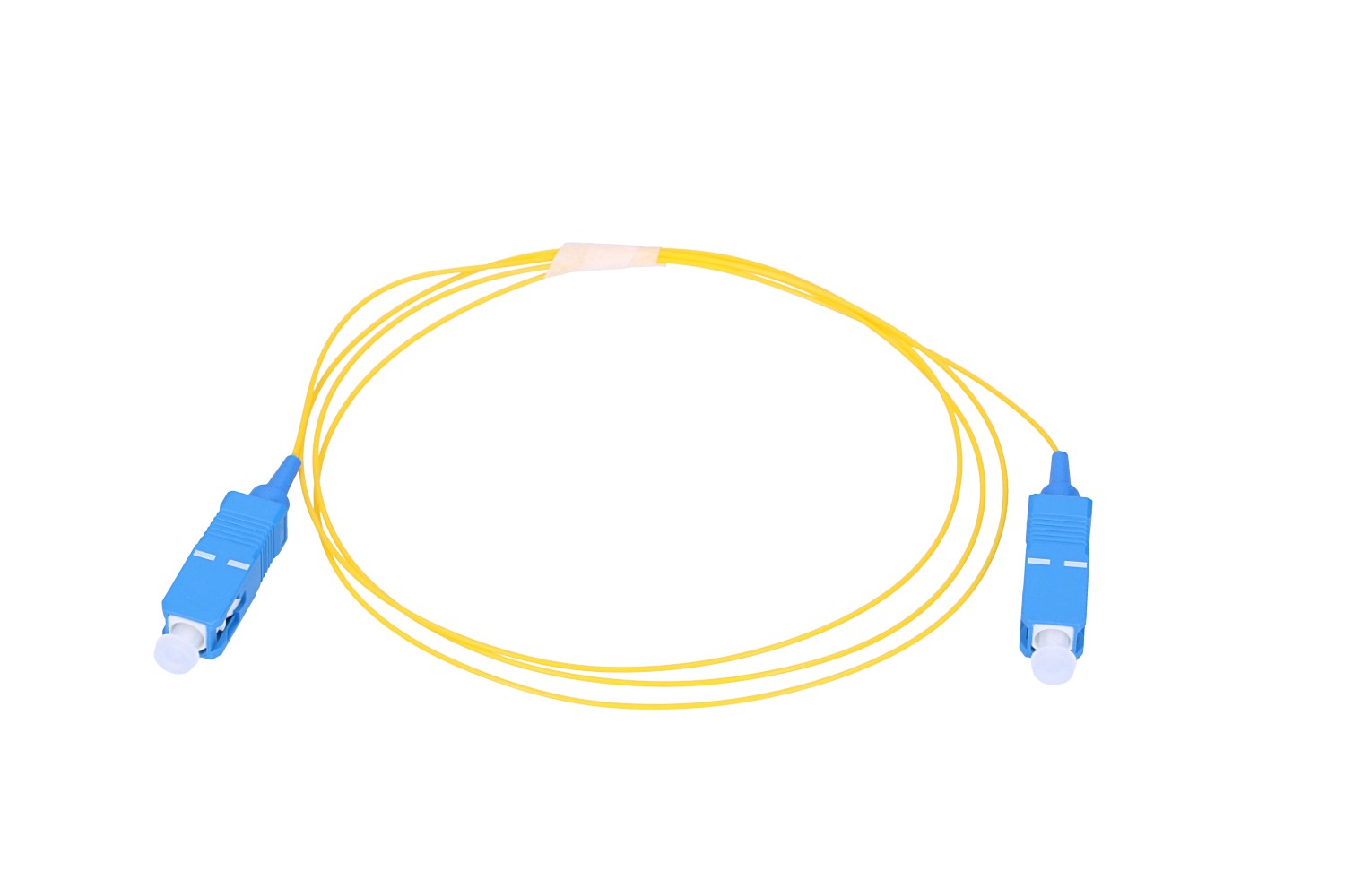 Extralink PATCHCORD SC/UPC-SC/UPC SM Simplex 900UM 1.5M Digital lydkabel Gul 1,5m