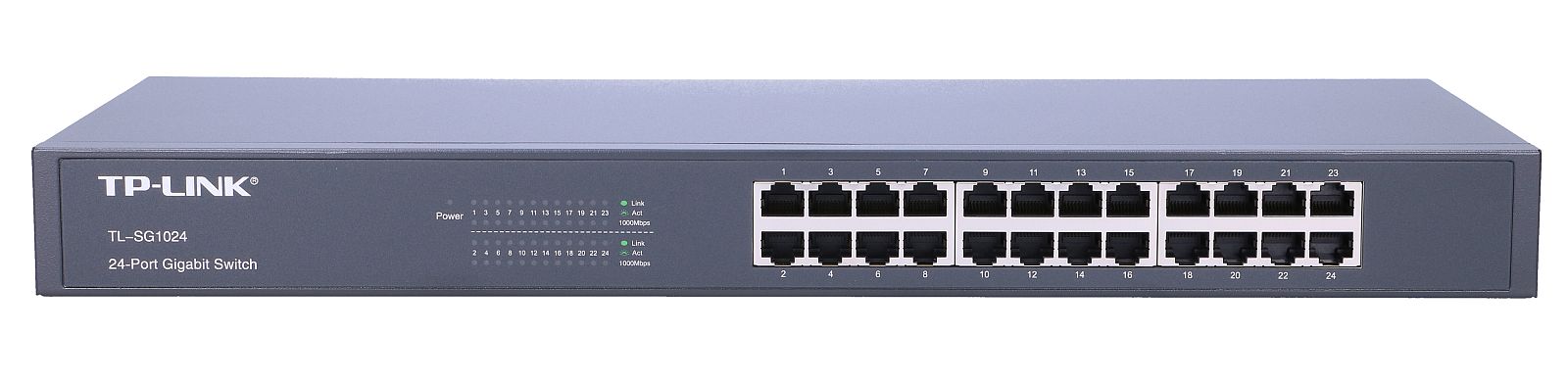 TP-Link TL-SG1024 | Switch | 24x RJ45 1000Mb/s, Rack, Niezarządzalny, EU