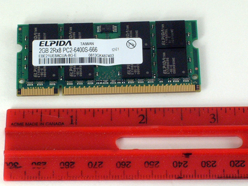 HP 506061-001 memory module 2 GB 1 x 2 GB DDR2 200-pin SO-DIMM