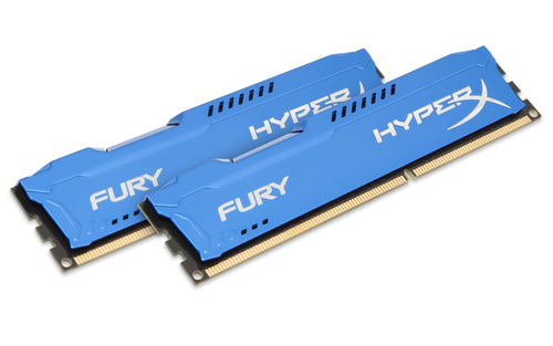 HyperX FURY Blue 8GB 1866MHz DDR3 memory module 2 x 4 GB 240-pin DIMM