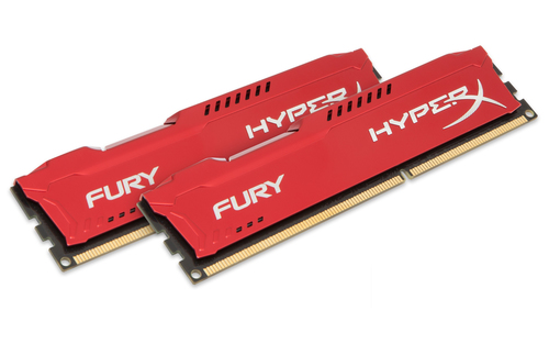 HyperX FURY Red 8GB 1333MHz DDR3 memory module 2 x 4 GB 240-pin DIMM