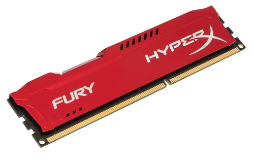 HyperX FURY Red 4GB 1600MHz DDR3 memory module 1 x 4 GB 240-pin DIMM