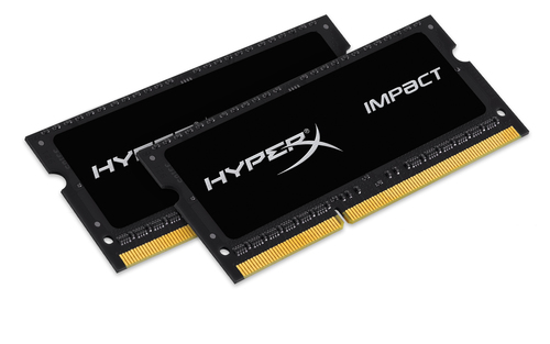 HyperX 16GB DDR3-1600 memory module 2 x 8 GB 204-pin SO-DIMM
