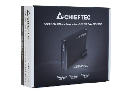 Chieftec CEB-7025S storage drive enclosure HDD/SSD enclosure 2.5"