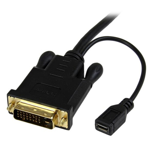 StarTech.com 3 ft DVI to VGA Active Converter Cable – DVI-D to VGA Adapter – 1920x1200