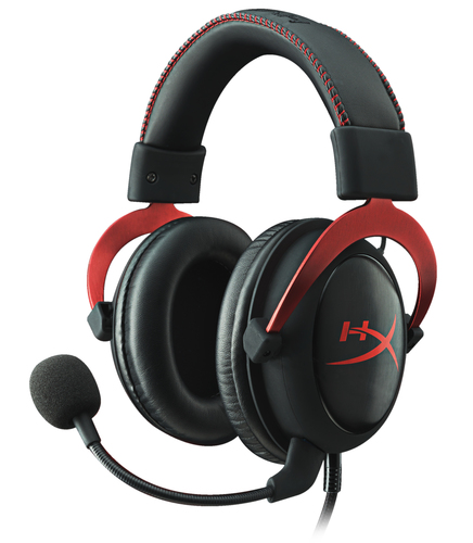 HyperX Cloud II Headset Wired Head-band Gaming Black, Red