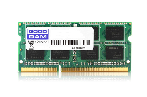 Goodram 4GB PC3-12800 memory module 1 x 4 GB DDR3 204-pin SO-DIMM