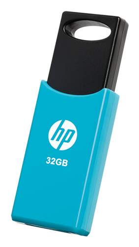 HP v212w USB flash drive 32 GB USB Type-A 2.0 Black, Blue
