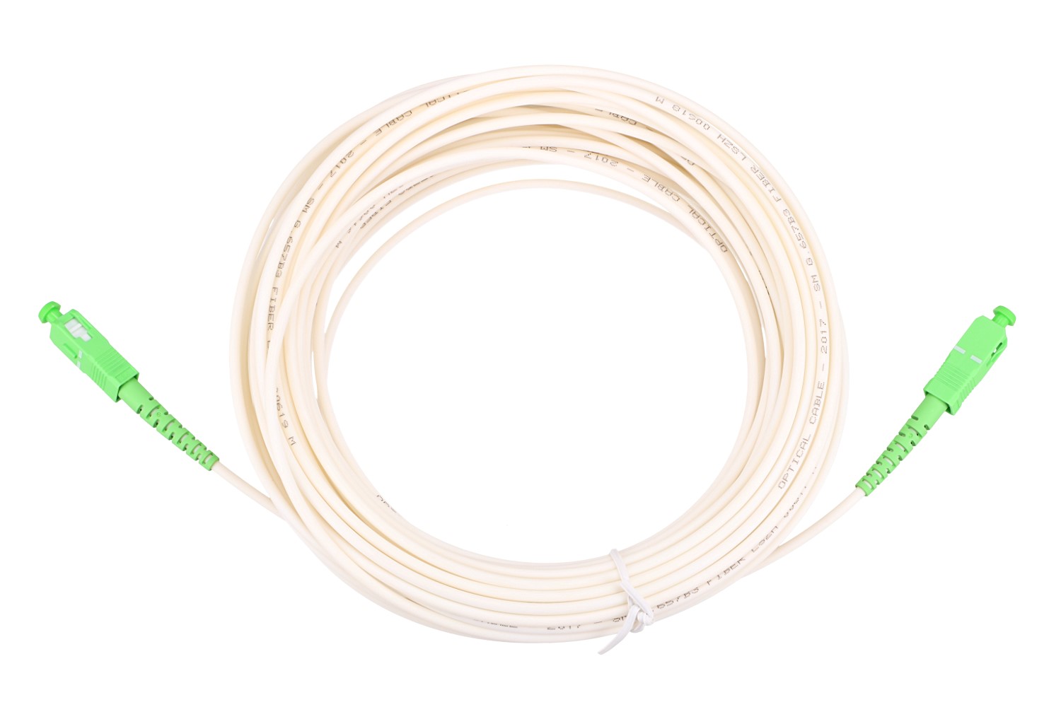 Extralink SC/APC-SC/APC | Patchcord | LSZH, Single mode, Simplex, G.657B3, 3mm, Easy Flex, 25m