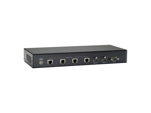 LevelOne HDMI over Cat.5 Transmitter, HDBaseT, 100m, 4 Channel Outputs