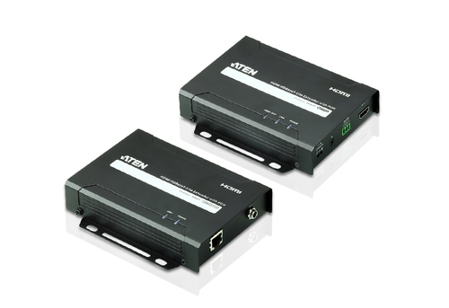 ATEN VE802 AV transmitter & receiver Black