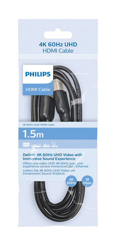 Philips SWV5510/00 HDMI cable 1.5 m HDMI Type A (Standard) Black