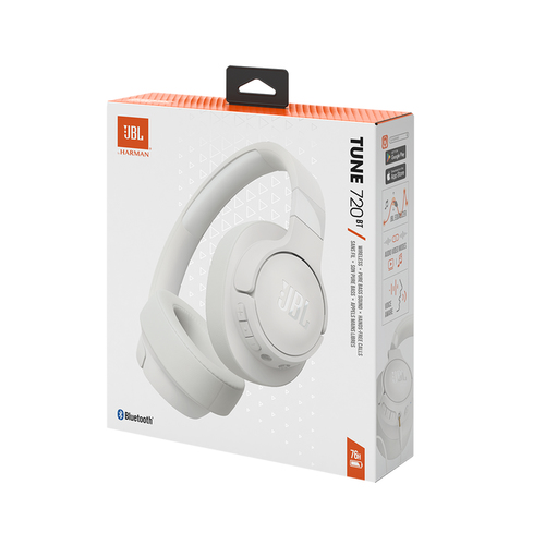 JBL Tune 720BT Headset Wireless Head-band Calls/Music Bluetooth White