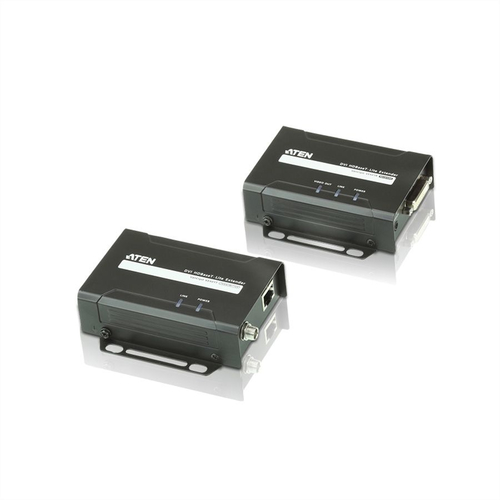 ATEN VE601 AV transmitter & receiver Black