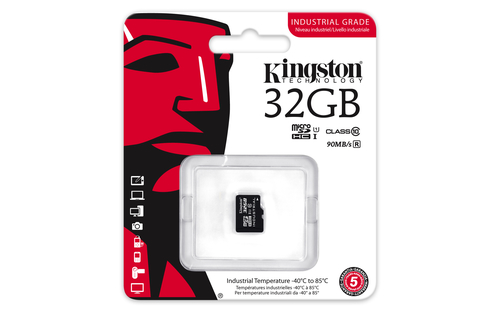 Kingston Technology Industrial Temperature microSD UHS-I 32GB MicroSDHC Class 10