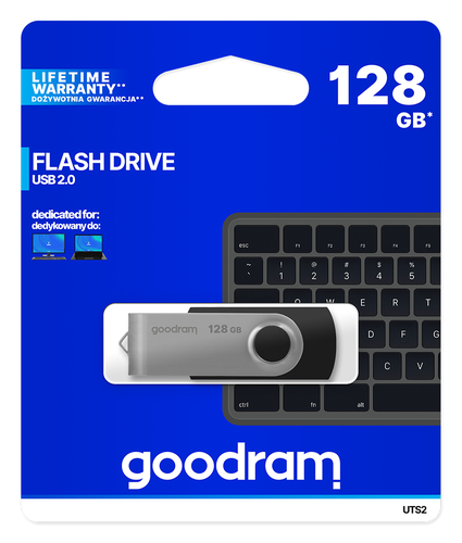 Goodram UTS2 USB flash drive 128 GB USB Type-A 2.0 Black