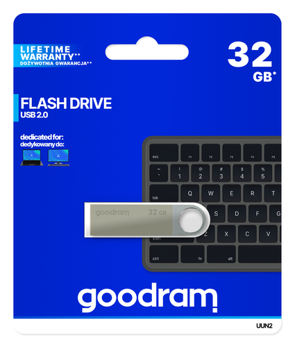 Goodram UUN2 USB flash drive 32 GB USB Type-A 2.0 Silver
