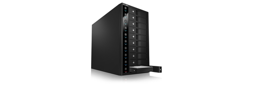 ICY BOX IB-3810U3 disk array 0 TB Black