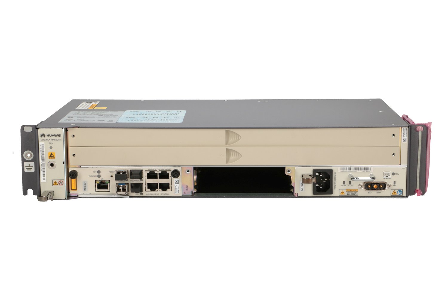 Huawei MA5608T | OLT | GPON, 1x MCUD1 Uplink 10G, 1x MPWD DC+AC