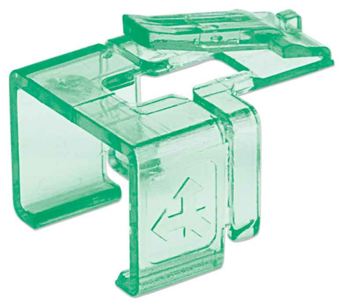 Intellinet RJ45 Repair Clip, For RJ45 modular plug, Mixed Transparent Colours (Red, Yellow, Green, Violet and Black), 50 pack