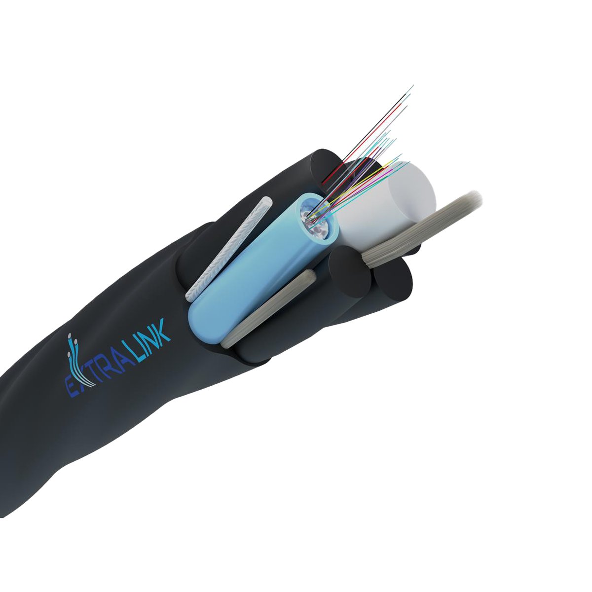 Fiber optic cable for microducts ZM-XOTKtsD 12F | 12J (1x12J), G.652D, 5.4mm | Extralink