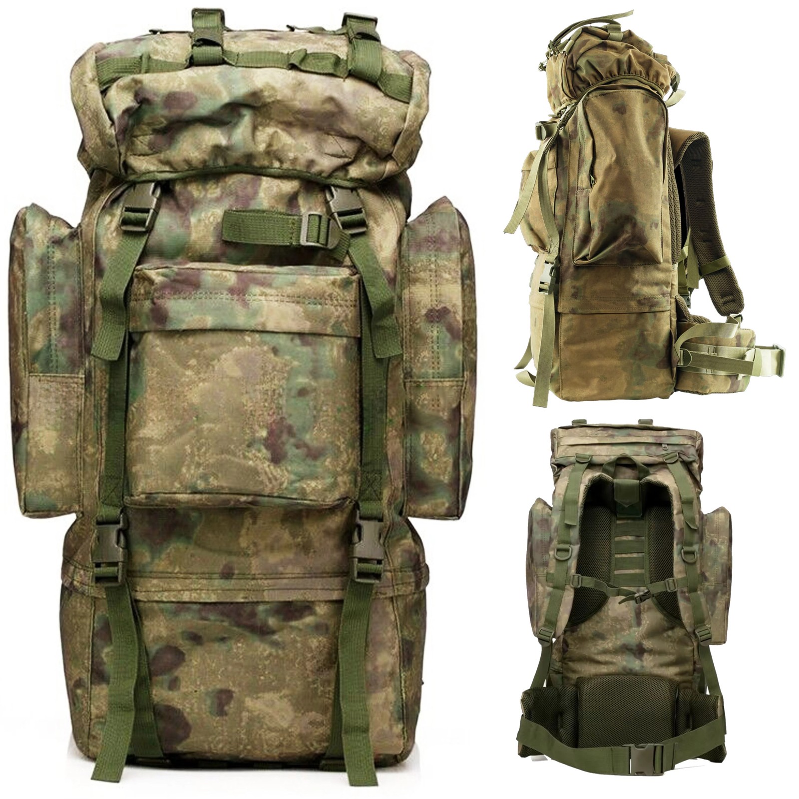 Extralink Military Tactical Backpack Camouflage 65L mil-1125