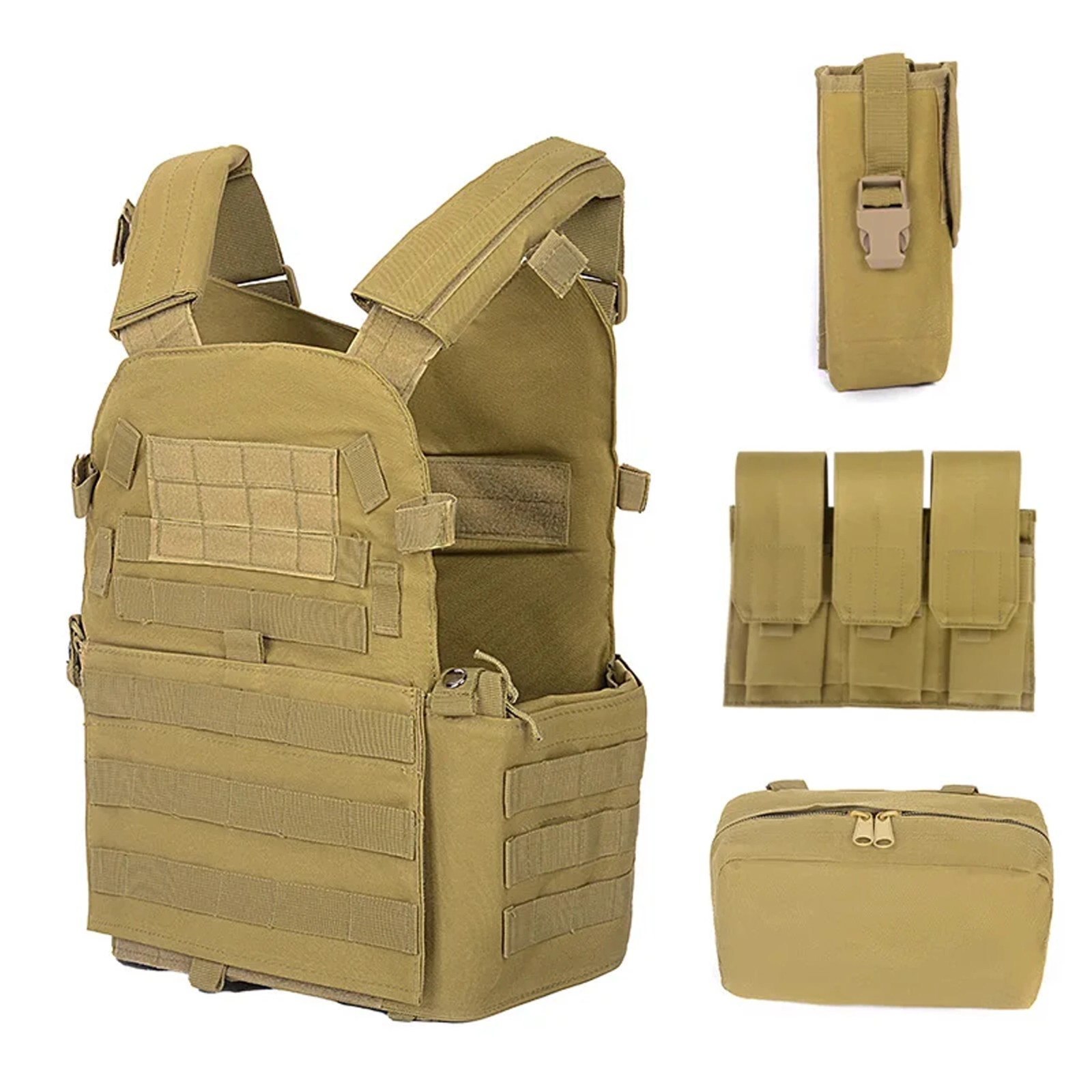 Extralink Military Tactical Vest Protective MOLLE ASG MIL-691