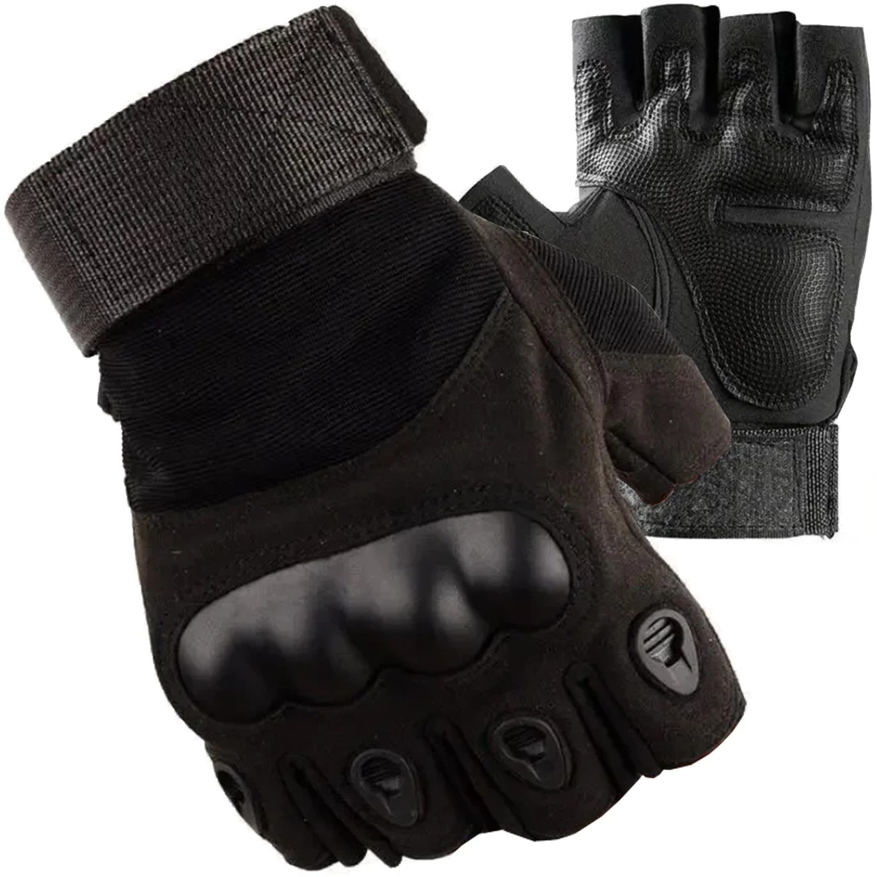 Extralink Military Tactical Combat Gloves Fingerless Survival Size L mil-693