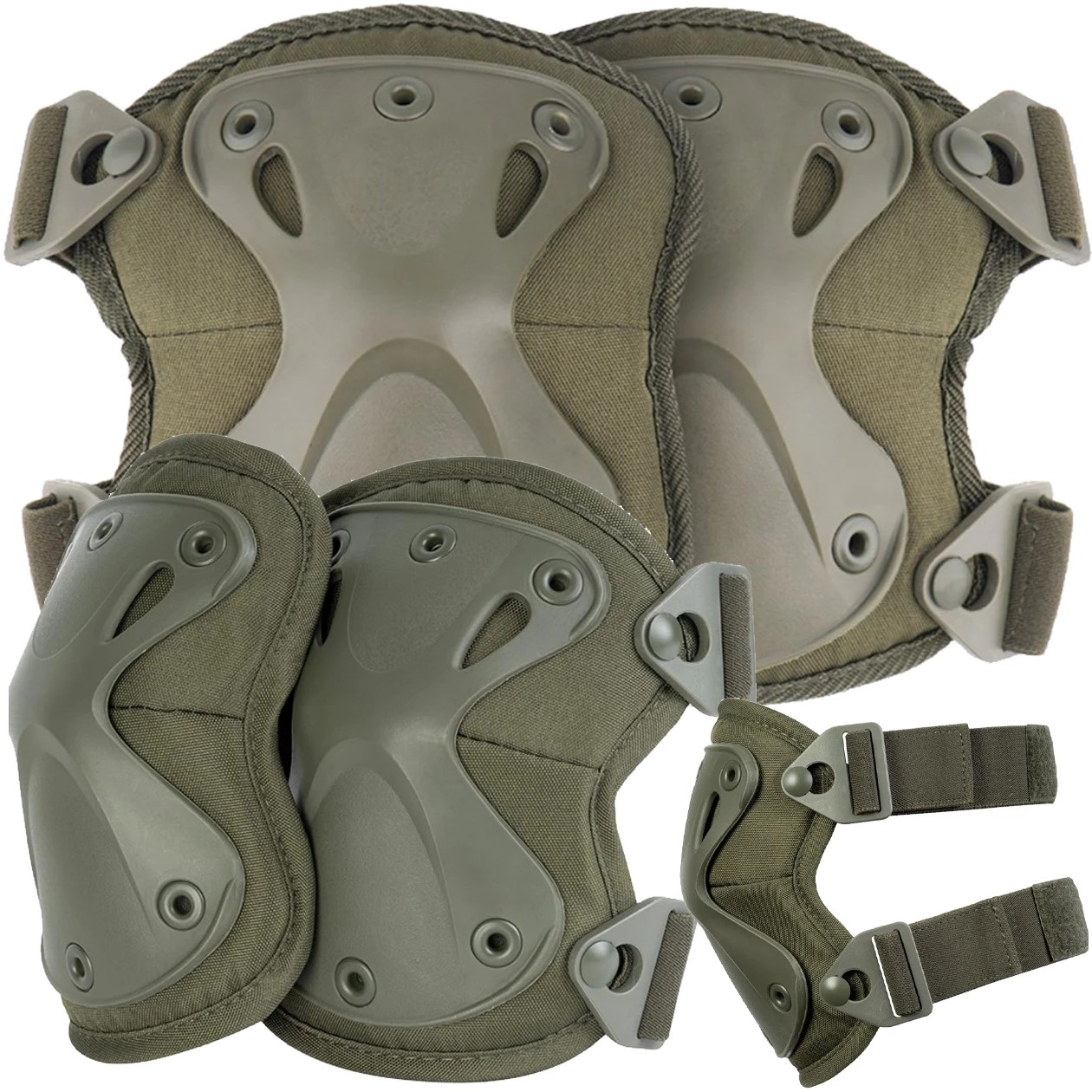 Extralink Military Knee and Elbow Pads, Tactical ASG Kneepads MIL-686