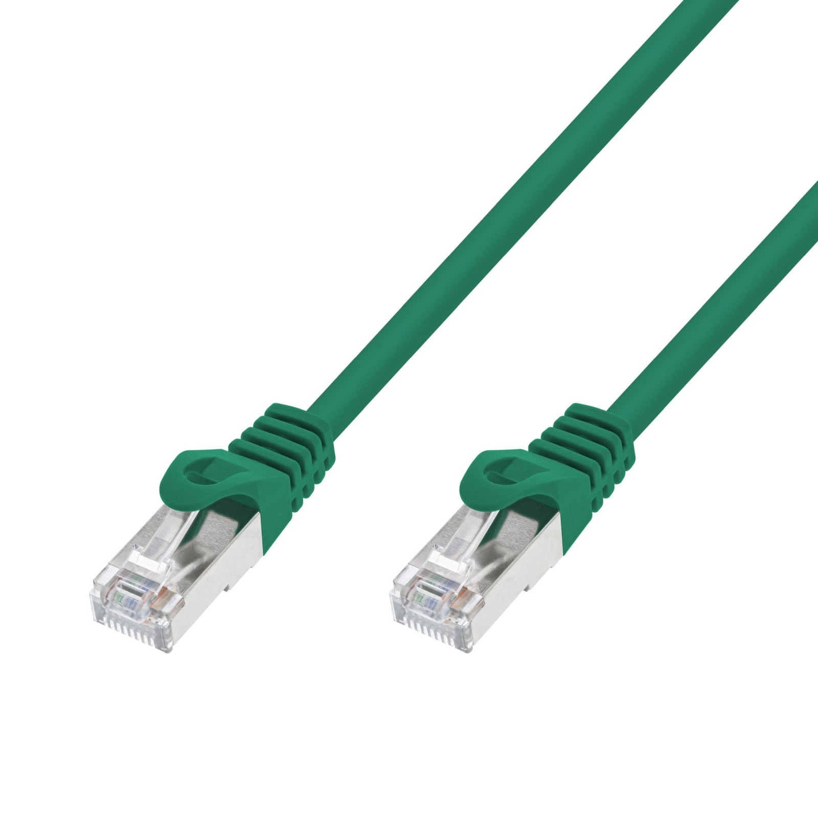 Extralink Cat 7 S/FTP LAN Patch Cord 5m 20G Green, Copper Network Cable