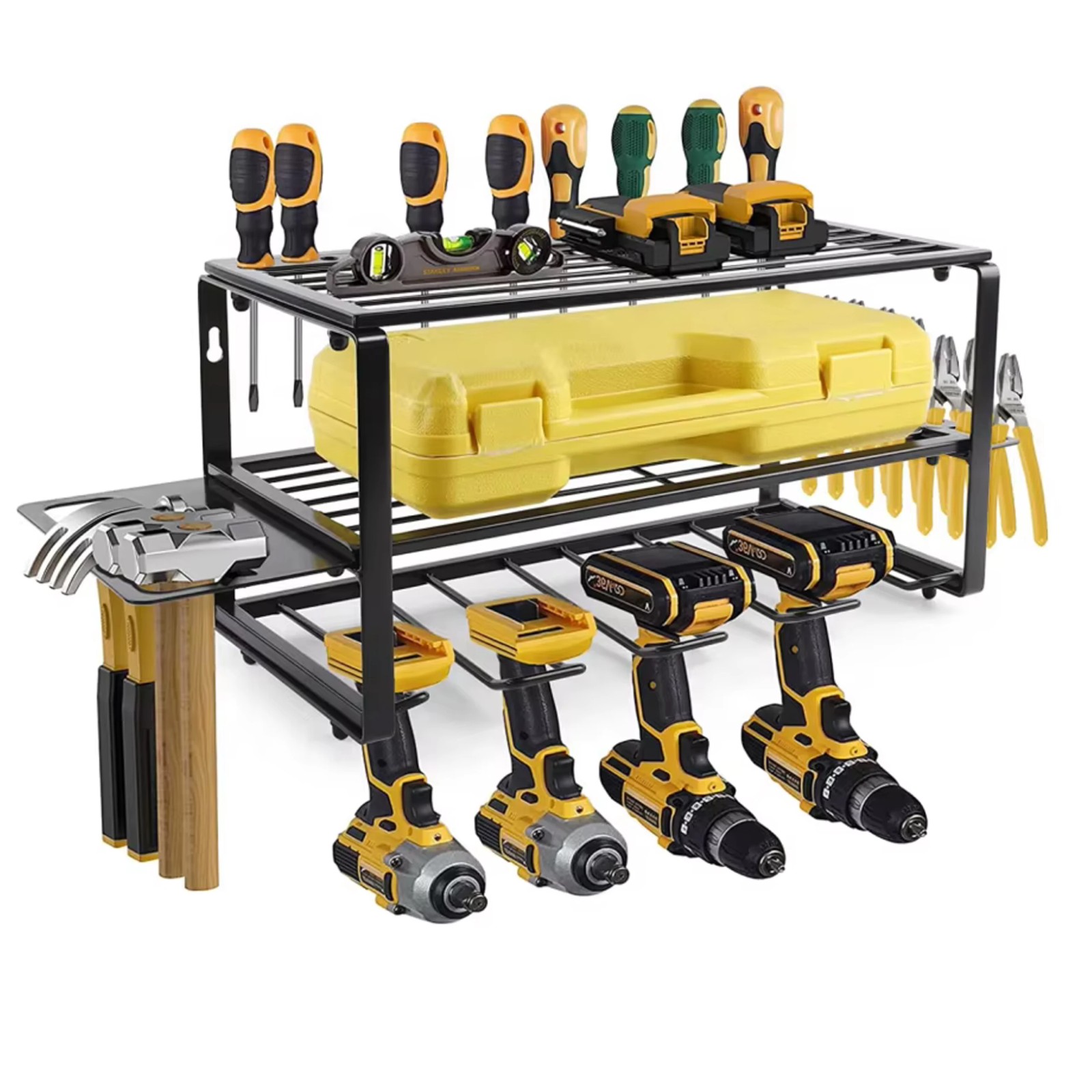 Extralink Garage Shelf, Wall-Mounted Tool Organizer for Power Tools