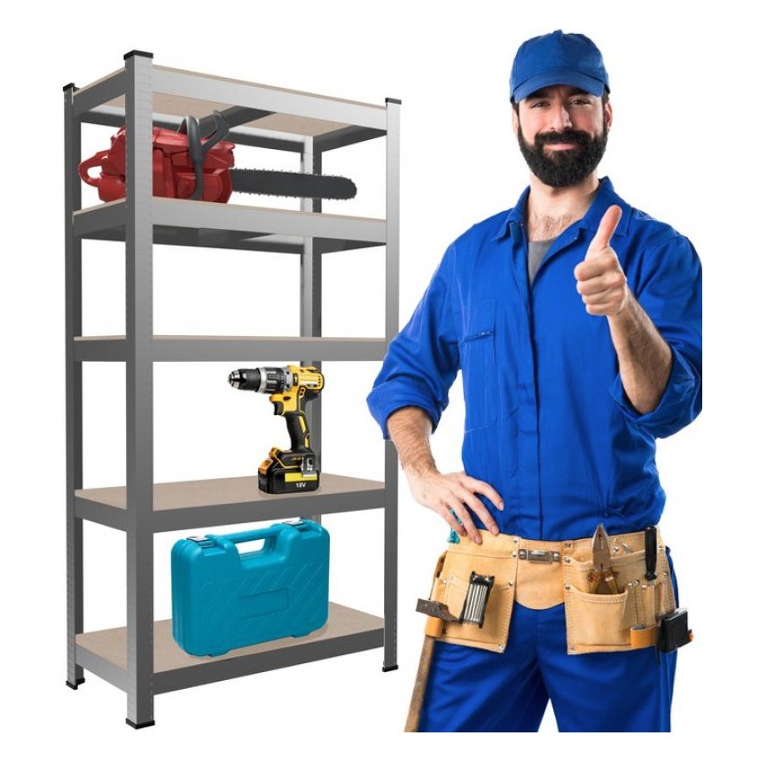 Extralink Shelf, 5-Tier 180x90x30cm 175 kg