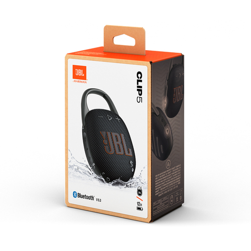 JBL Clip 5 Mono portable speaker Black 7 W