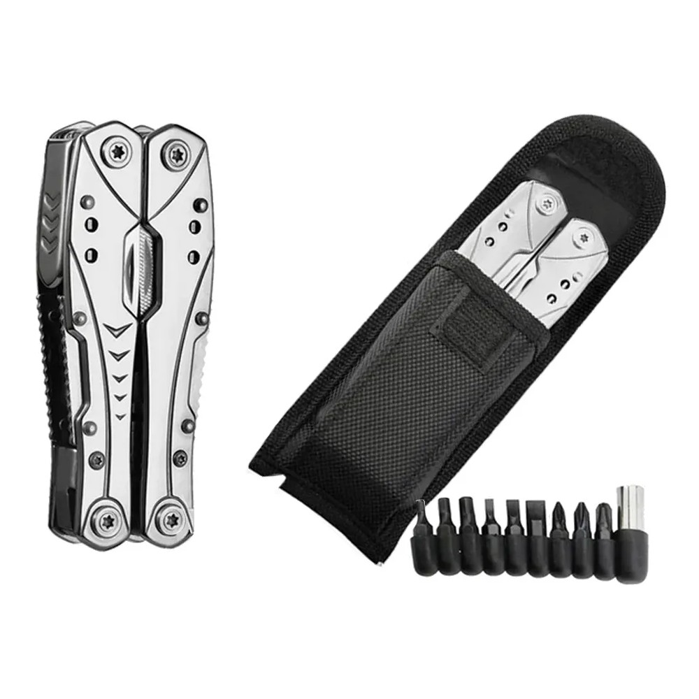 Extralink | Multitool | pocket knife, 23 in 1, with case, silver