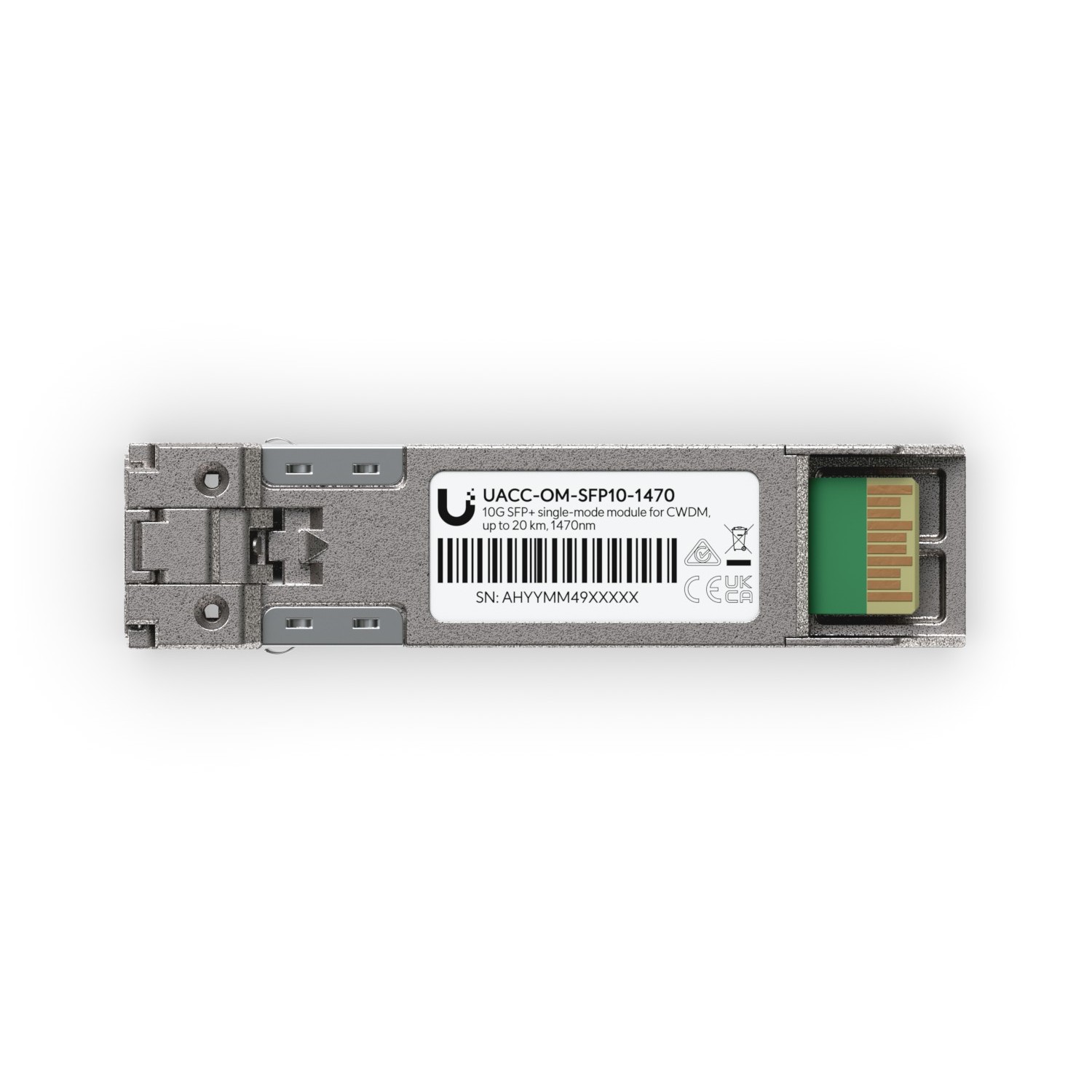 Ubiquiti UACC-OM-SFP10-1470 | SFP+ module | 1470nm, 10G, CWDM, 20km, single mode, duplex LC UPC