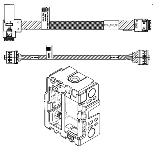 DELL 470-BCBP raid controller accessory Cable