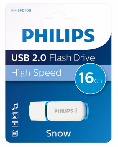 Philips FM16FD70B USB flash drive 16 GB USB Type-A 2.0 Blue, White
