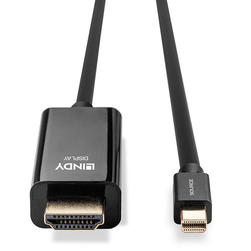 Lindy 2m Mini DisplayPort to HDMI 10.2G Cable